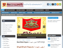 Tablet Screenshot of bhattirajputs.com